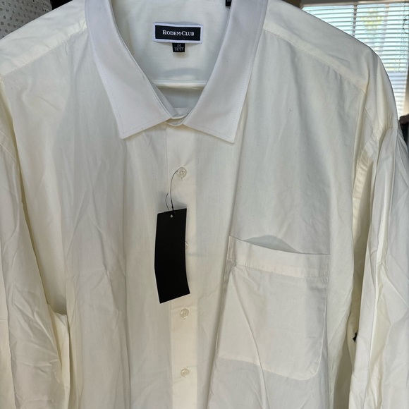 Rodem Club Men’s Longsleeve Button Up Dress Shirt Size 20 35/37 NEW with Tags - Picture 2 of 16
